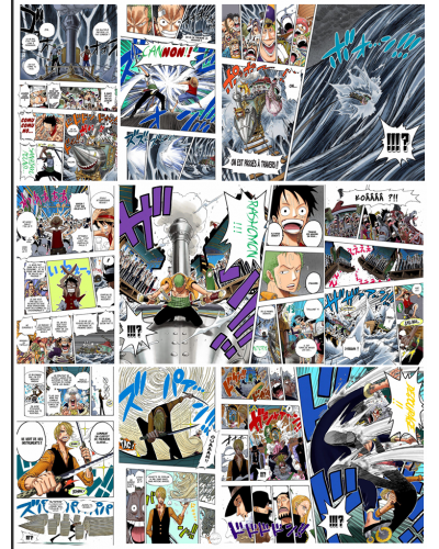 Affiche Rocketman - Traversée de l'Aqua Laguna | One Piece 40x30 cm