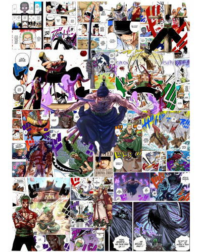 Affiche Roronoa Zoro - Manga One Piece | 70x50cm
