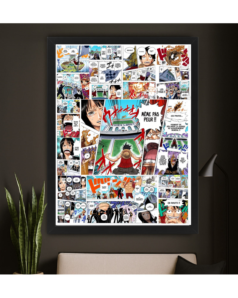 Affiche Déclaration de guerre - One Piece | 40x30 cm